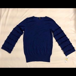 Alfani blue sweater top